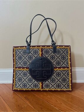 Tory Burch Discontinued Monogram Tote Bag